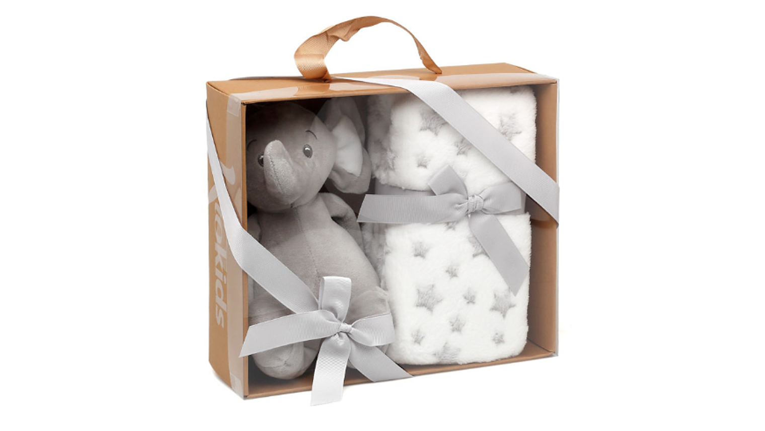 MANTINHA C/ ELEFANTE 100X100 CINZA 1