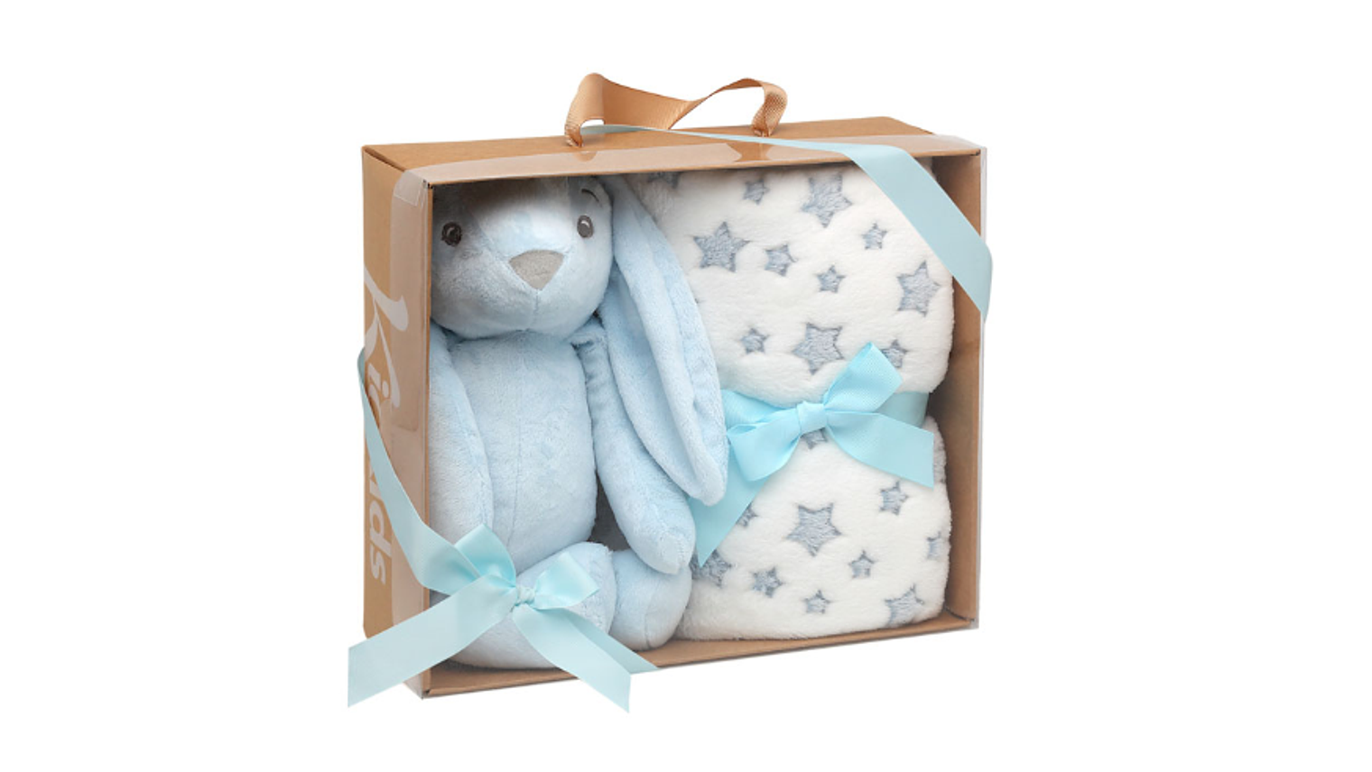 MANTINHA C/ COELHO 100X100 AZUL 1