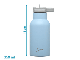 GARRAFA TÉRMICA 350ML AZUL