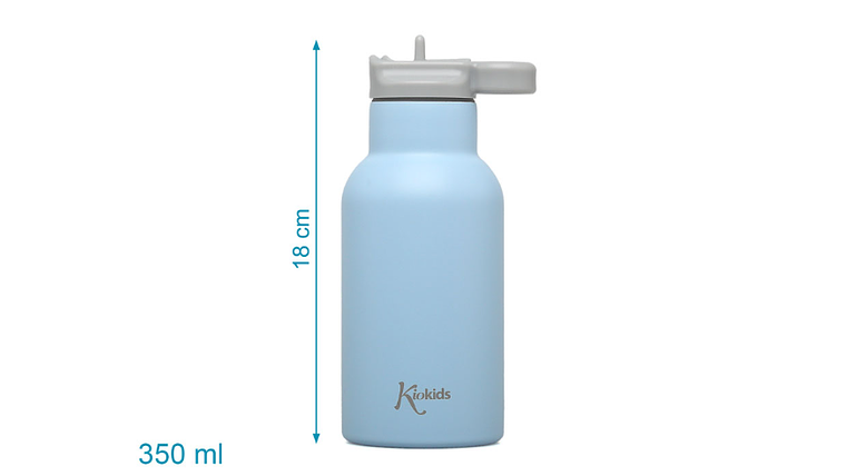 GARRAFA TÉRMICA 350ML AZUL 1