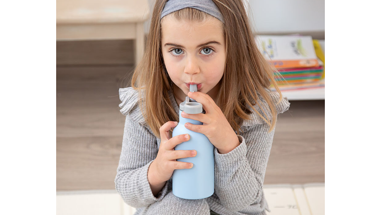 GARRAFA TÉRMICA 350ML AZUL 5