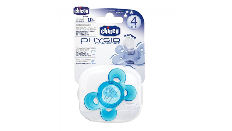 CHUPETA CHICCO PHYSIO COMFORT SILICONE 4M+ 1