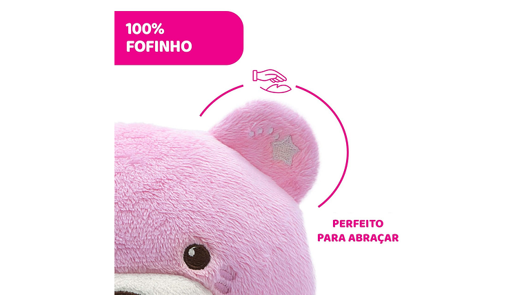 URSINHO BOA NOITE ROSA CHICCO 0+ 3