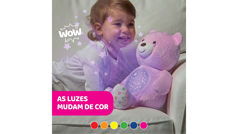 URSINHO BOA NOITE ROSA CHICCO 0+ 6