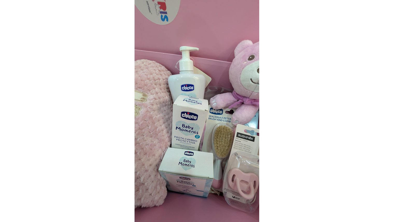 BABY BOX ARCO ÍRIS ROSA 3