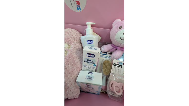 BABY BOX ARCO ÍRIS ROSA 3