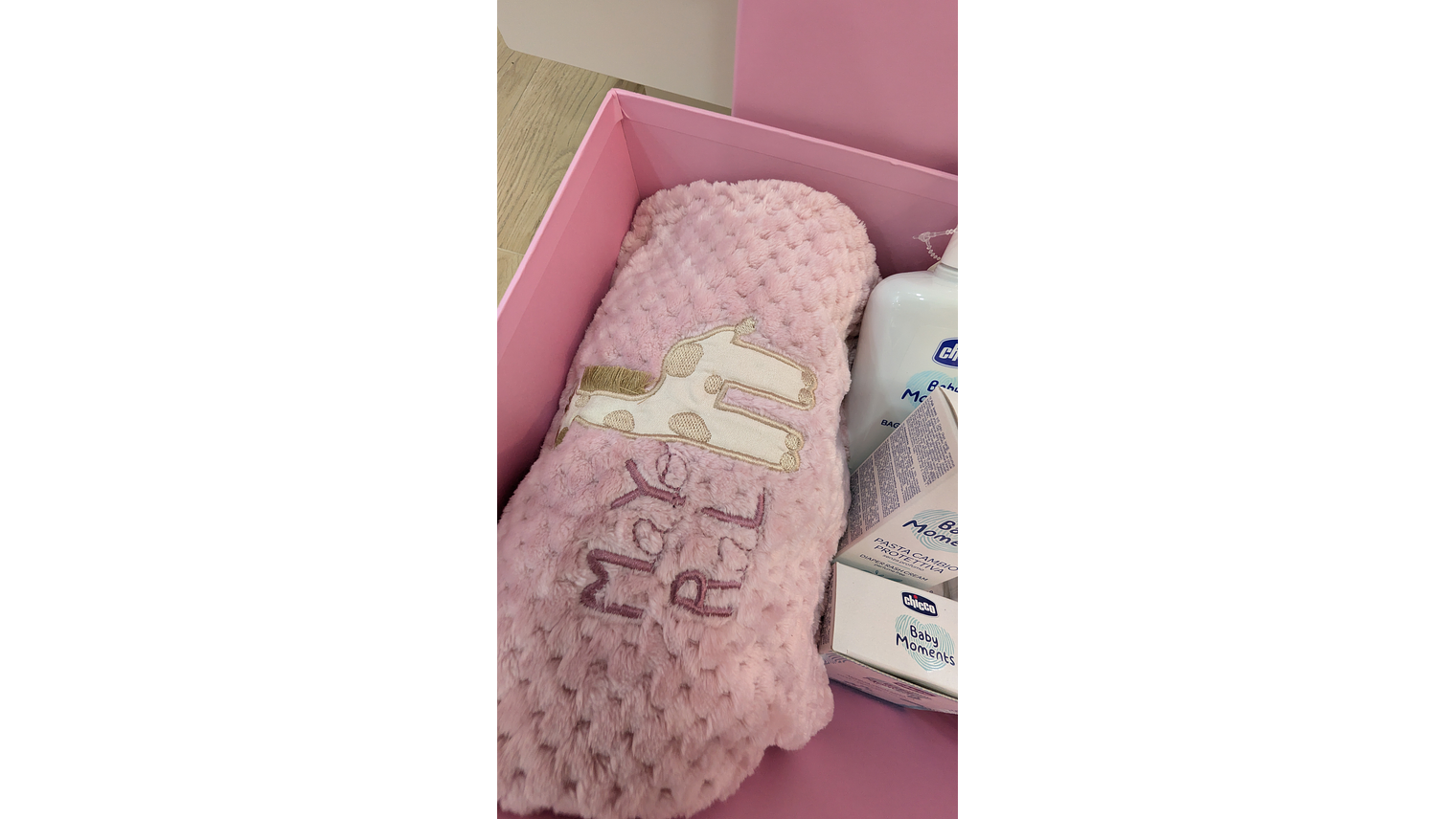 BABY BOX ARCO ÍRIS ROSA 4