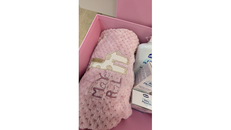 BABY BOX ARCO ÍRIS ROSA 4