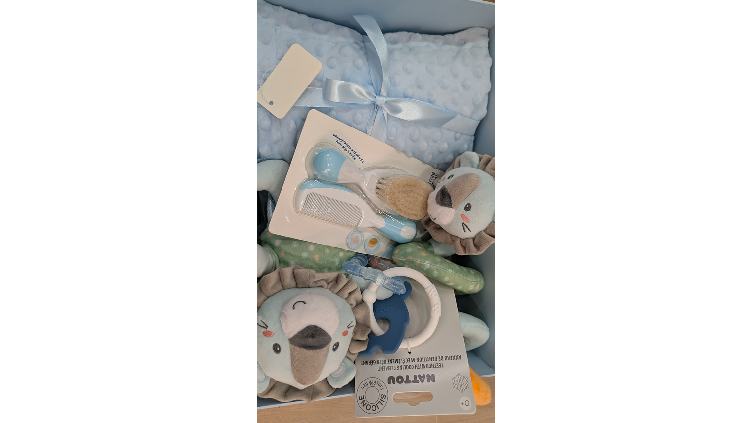 BABY BOX ARCO IRIS AZUL 3