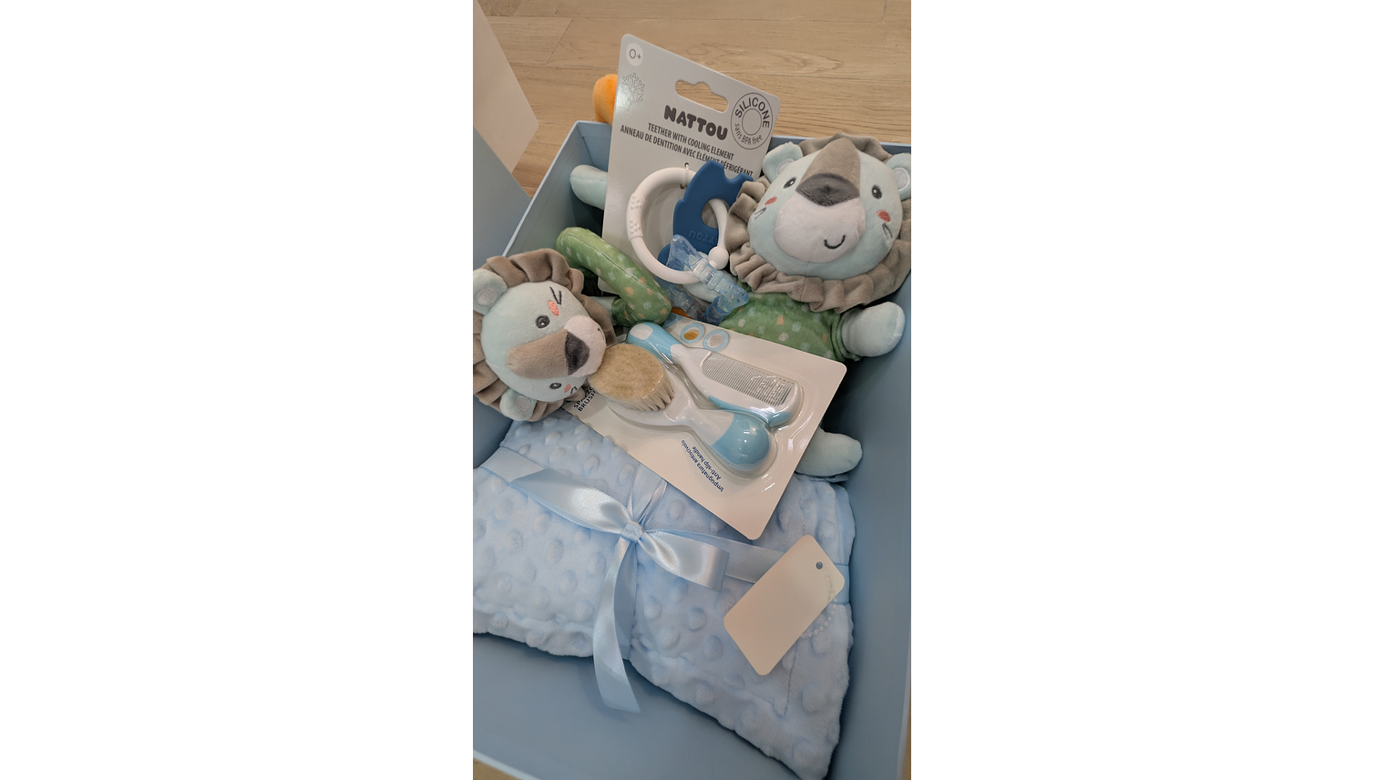 BABY BOX ARCO IRIS AZUL 4