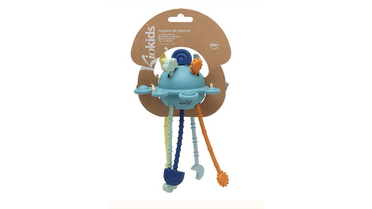 BRINQUEDO DE SILICONE KIOKIDS 10M+ 2