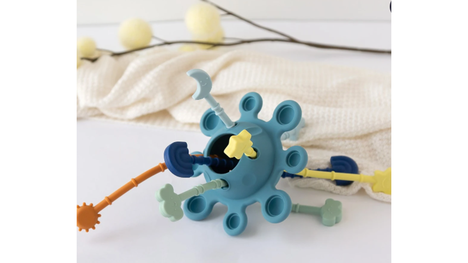 BRINQUEDO DE SILICONE KIOKIDS 10M+ 3