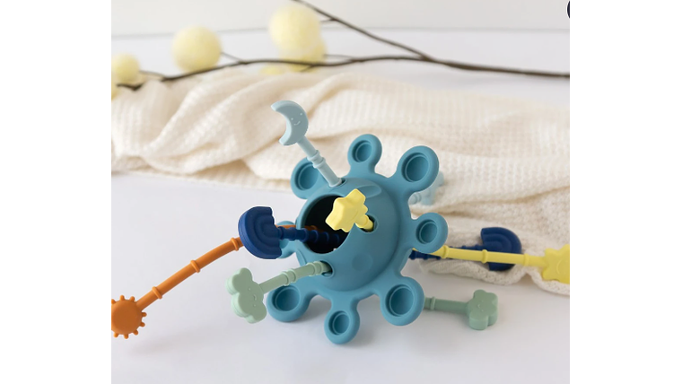 BRINQUEDO DE SILICONE KIOKIDS 10M+ 3