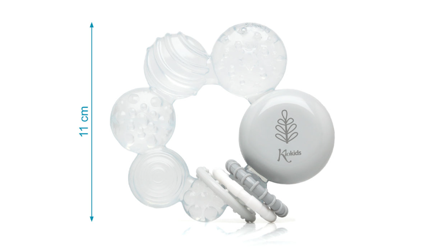 MORDEDOR CINZA 11CM KIOKIDS 2