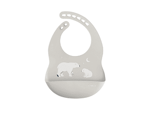 BABETE SILICONE SARO CINZA 6M+