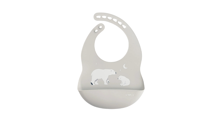 BABETE SILICONE SARO CINZA 6M+ 1