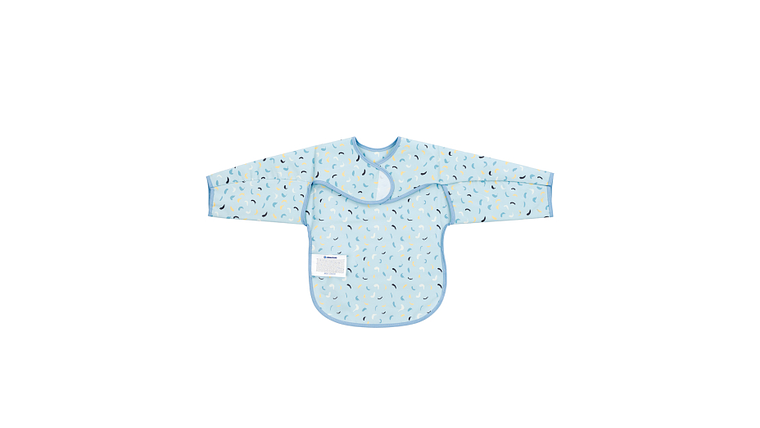 BABETE MANGA COMPRIDA EVA AZUL 4M+ 2