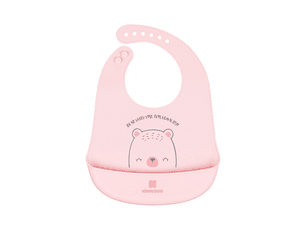 BABETE SILICONE URSO ROSA 4M+