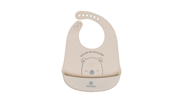 BABETE SILICONE URSO CINZA 4M+ 1