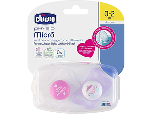 CHUPETA CHICCO PHYSIO MICRO SILICONE 0-2M