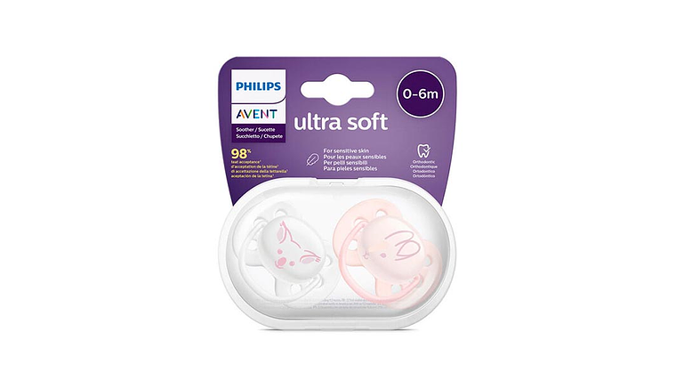 CHUPETA AVENT ULTRA SOFT 0-6M 2