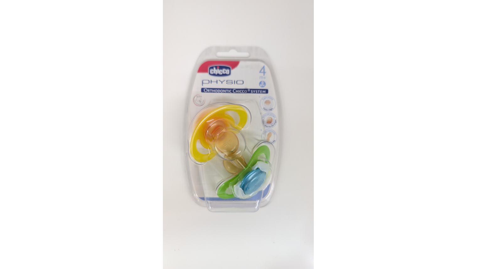 CHUPETA CHICCO PHYSIO LATEX 4M+ 1