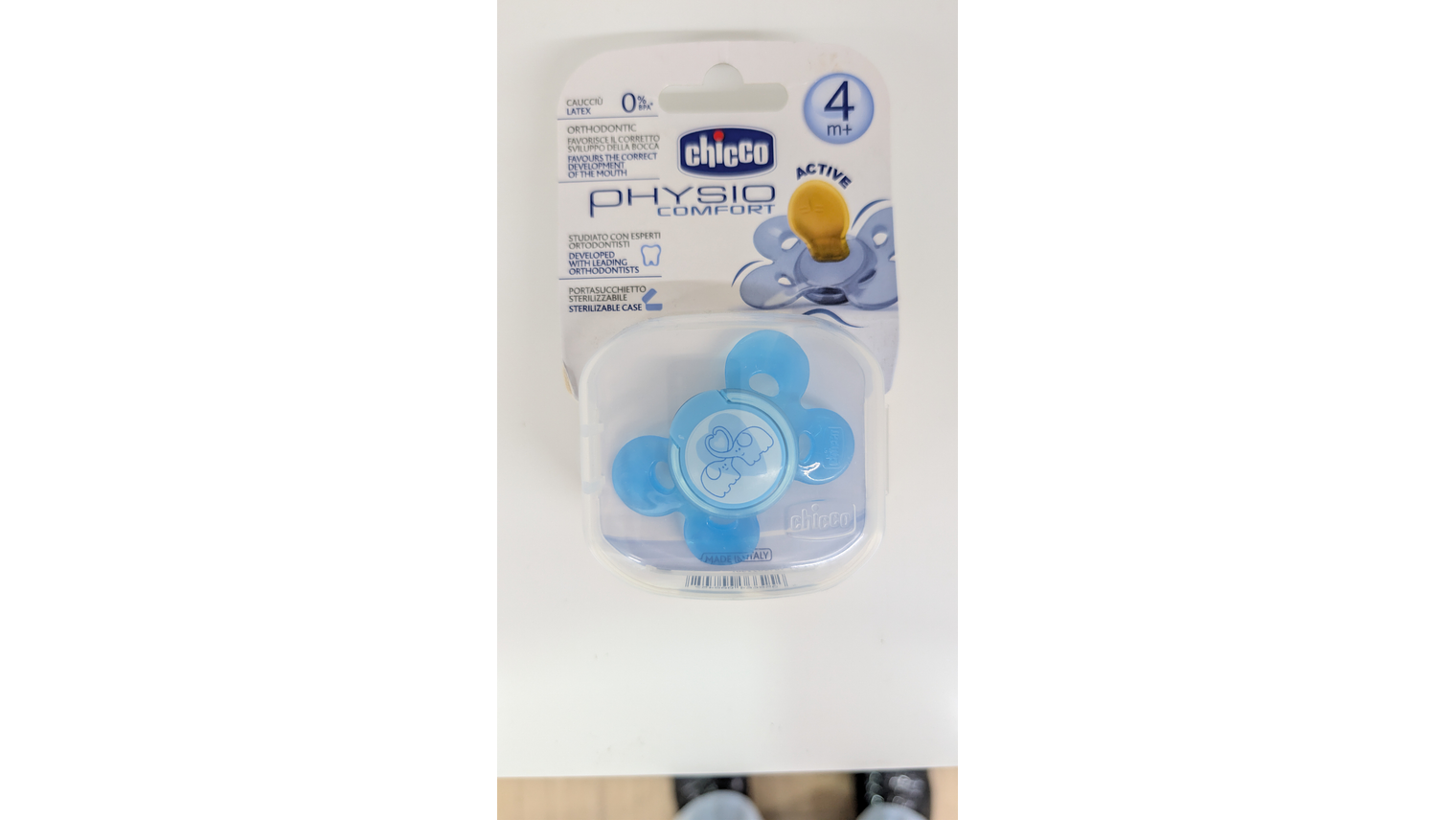 CHUPETA CHICCO PHYSIO CONFORT LATEX 4M+ 1