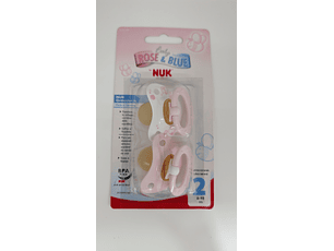 CHUPETA LATEX NUK ROSA 6-18M