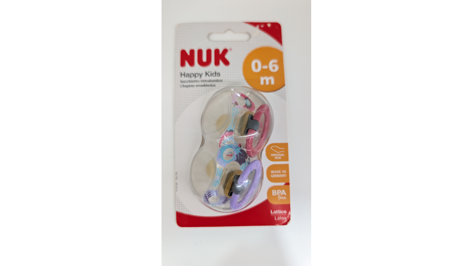 CHUPETA LATEX NUK 0-6M 1