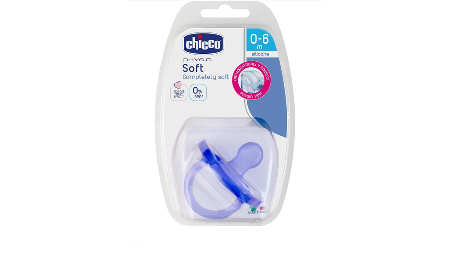 CHUPETA CHICCO PHYSIO SOFT SILICONE 0-6M 3