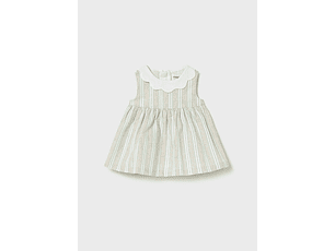 VESTIDO RISCAS LINHO