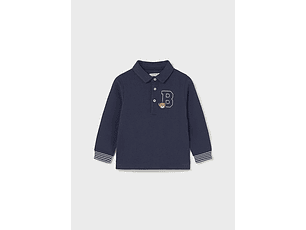 POLO M/COMP. LISO DETALHES