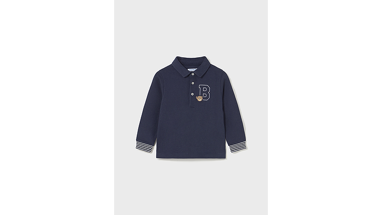 POLO M/COMP. LISO DETALHES 1