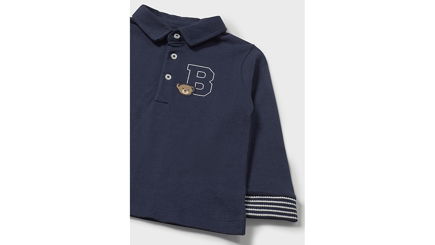 POLO M/COMP. LISO DETALHES 3