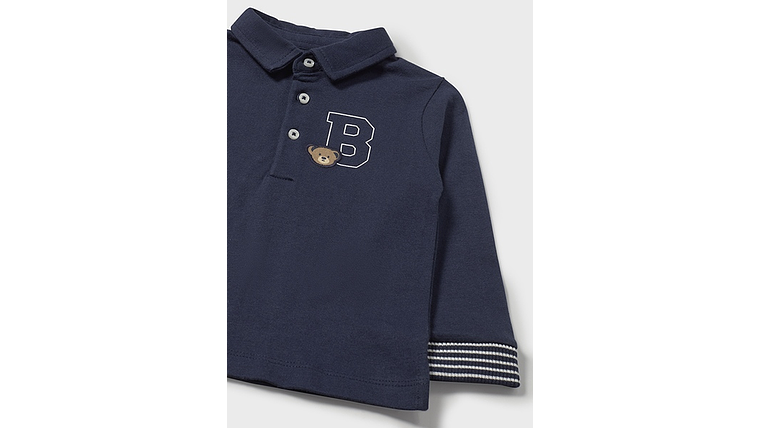 POLO M/COMP. LISO DETALHES 3