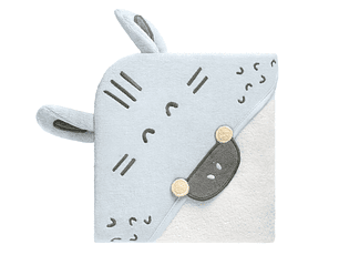 TOALHA C/ CAPUZ 90*90 CM STRIPY FRIENDS