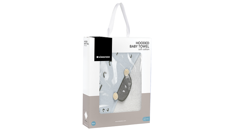 TOALHA C/ CAPUZ 90*90 CM STRIPY FRIENDS 2