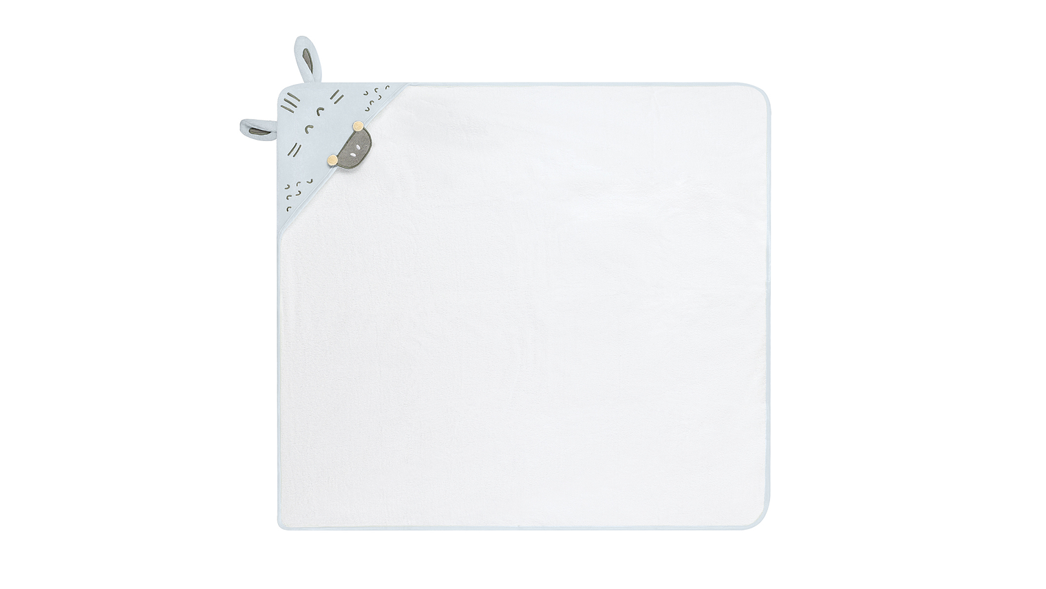 TOALHA C/ CAPUZ 90*90 CM STRIPY FRIENDS 3