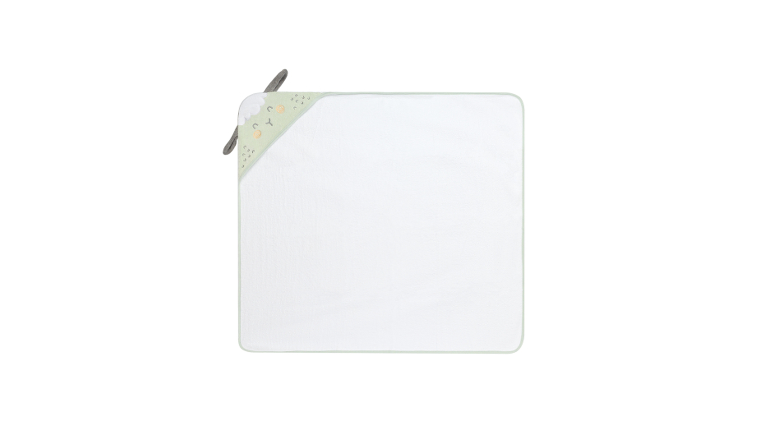 TOALHA C/ CAPUCHO 90*90 CM SLEEPY SHEEP 2