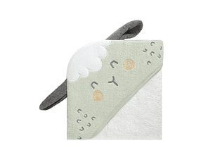 TOALHA C/ CAPUCHO 90*90 CM SLEEPY SHEEP