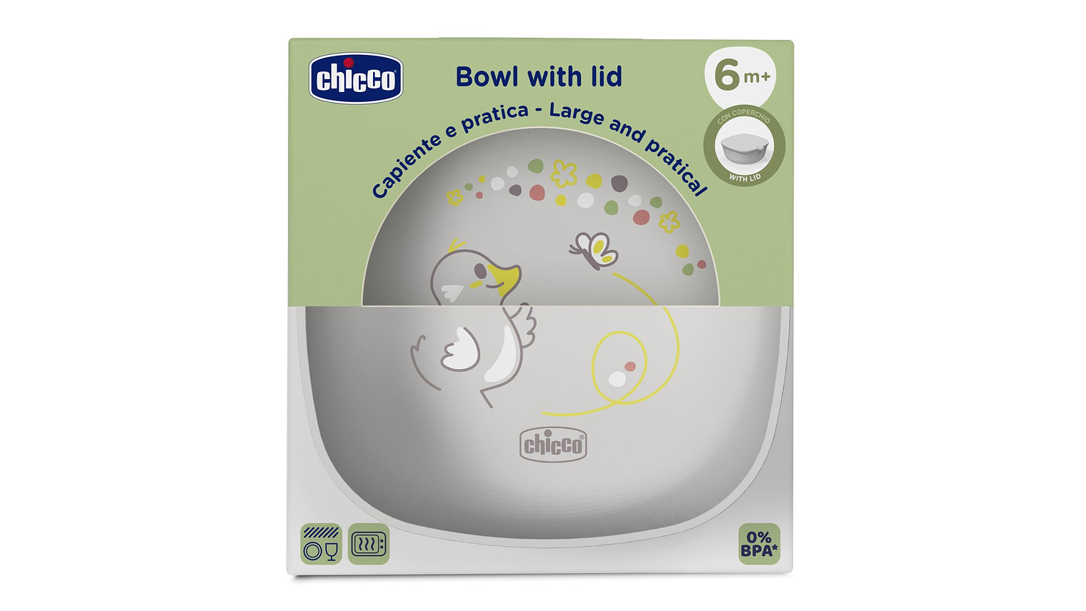 TIGELA C/ TAMPA CHICCO 6M+ 5