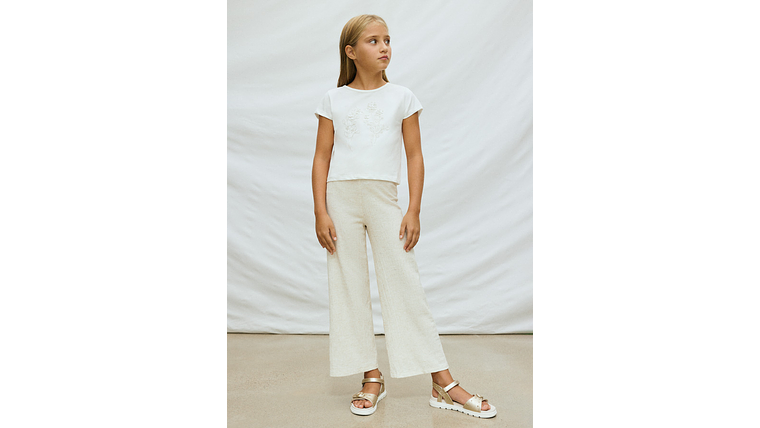 CALÇAS IMITAÇÃO LINHO C/ CINTO 5