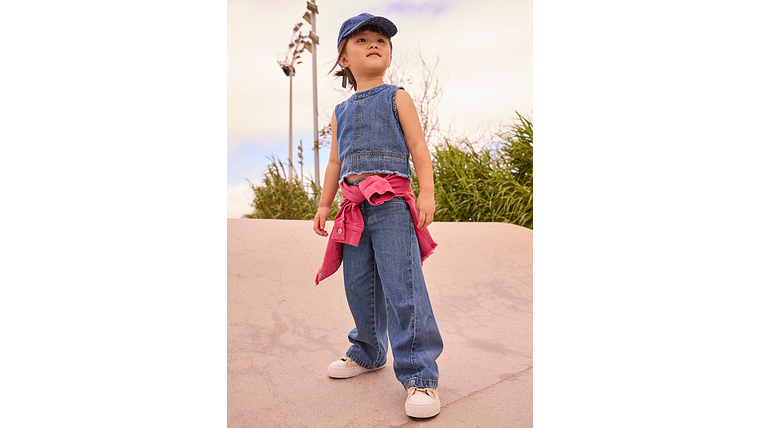 CALÇA DENIM FLUIDA 4