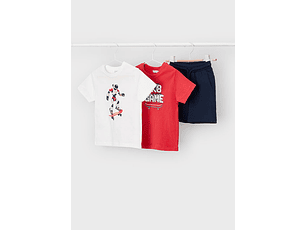 CONJ. CALÇÃO/T-SHIRT ROBOT