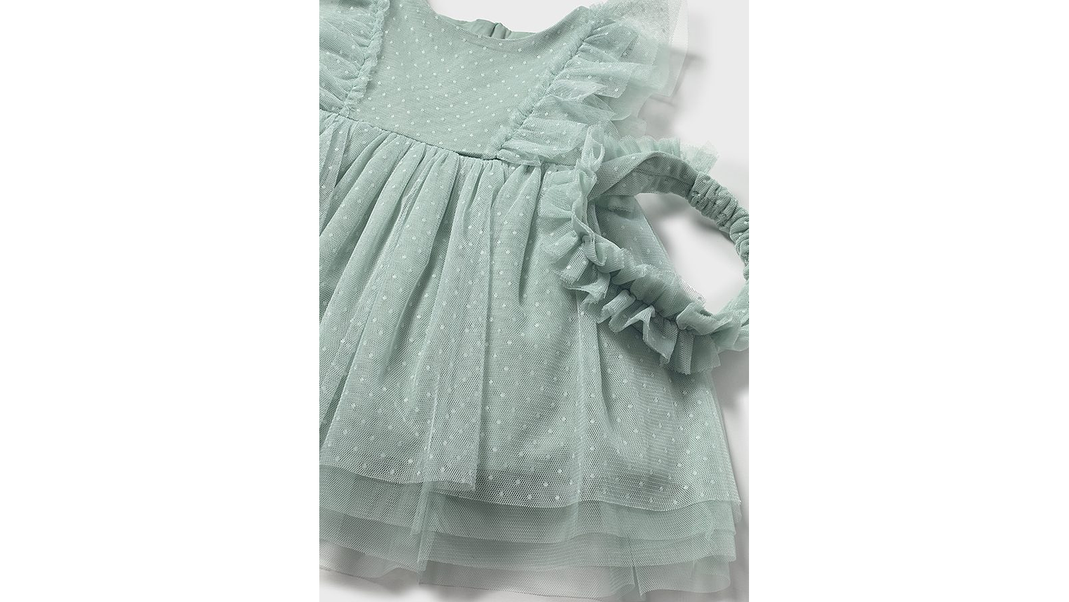 VESTIDO TULE C/ FAIXA CABELO 4