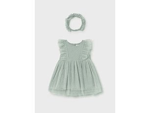 VESTIDO TULE C/ FAIXA CABELO