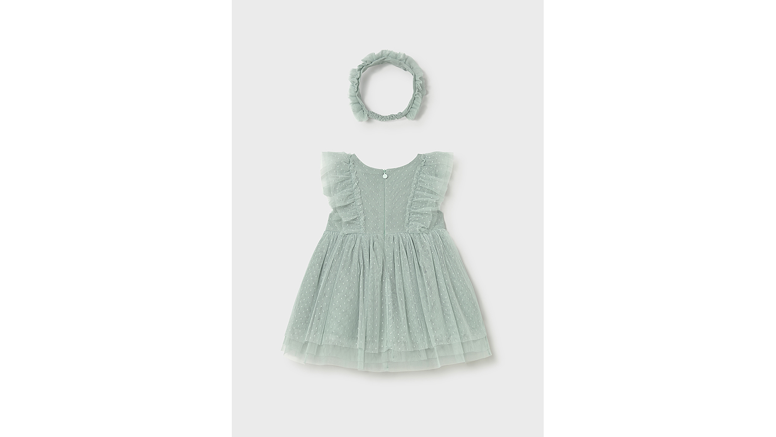 VESTIDO TULE C/ FAIXA CABELO 5