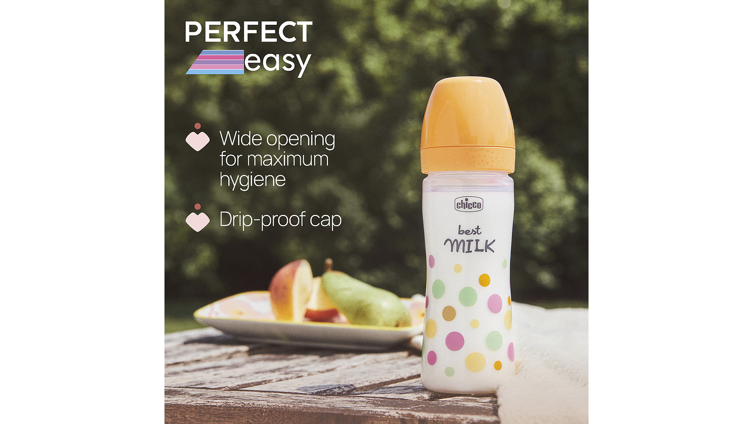 BIBERAO PERFECT EASY LARANJA 250ML CHICCO 2+ 2