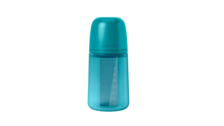 BIBERÃO SILICONE SUAVINEX 240ml 3M+ 2