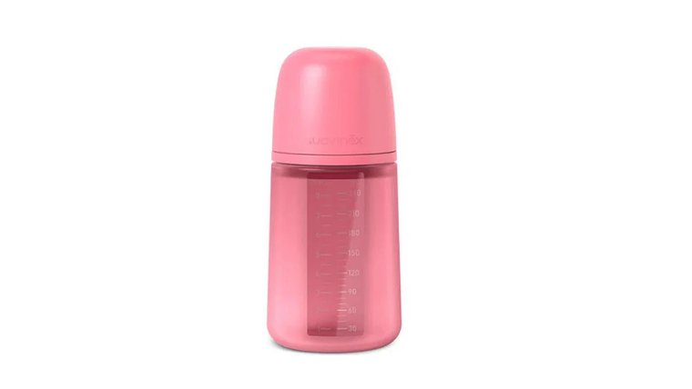 BIBERÃO SILICONE SUAVINEX 240ml 3M+ 4